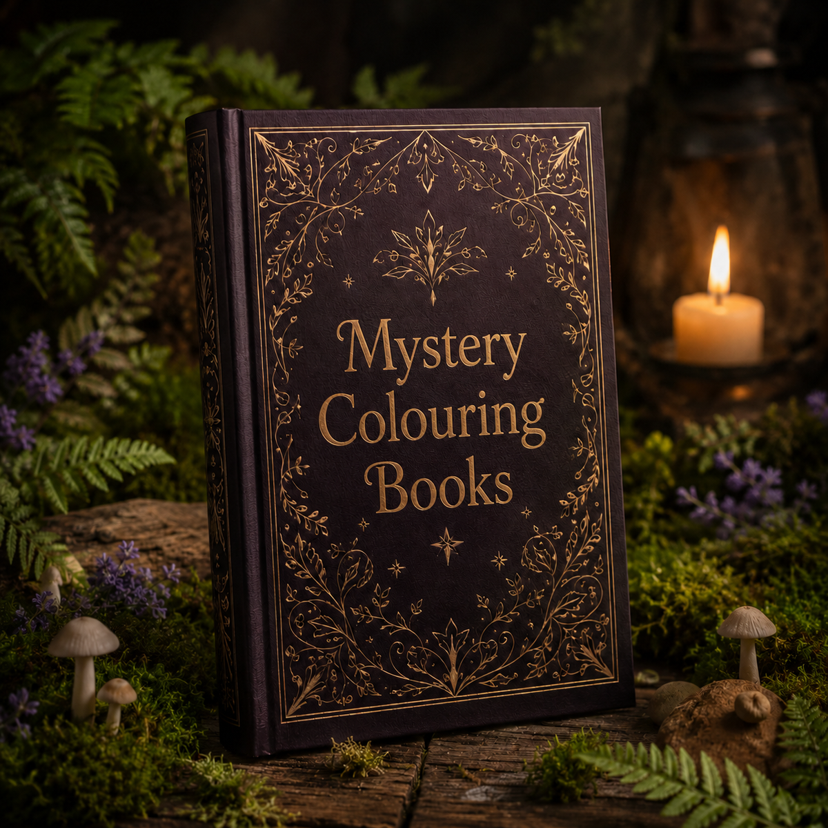 Mystery Colouring Books