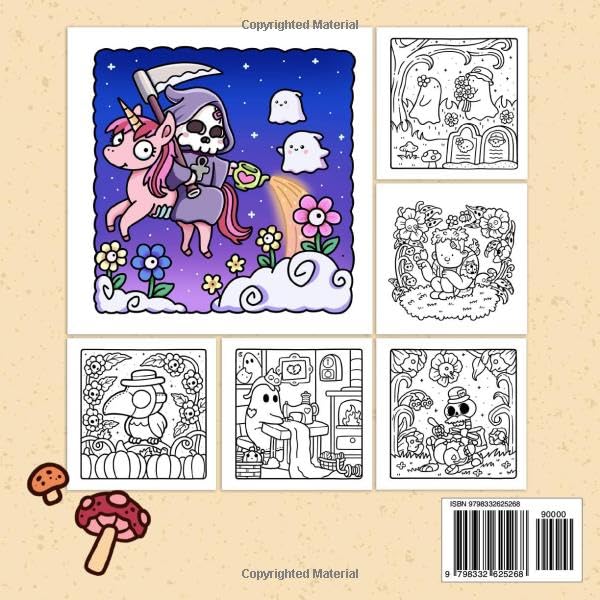 Spooky Cutie - Colouring Book