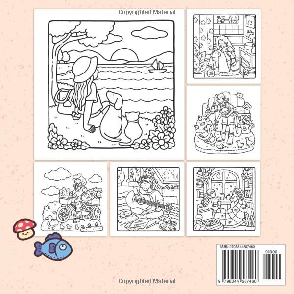 Girl Moments - Colouring Book