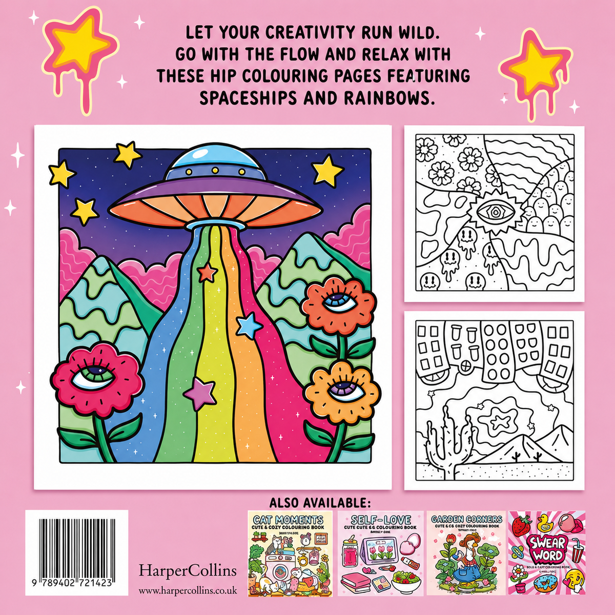 Trippy & Groovy - Colouring Book