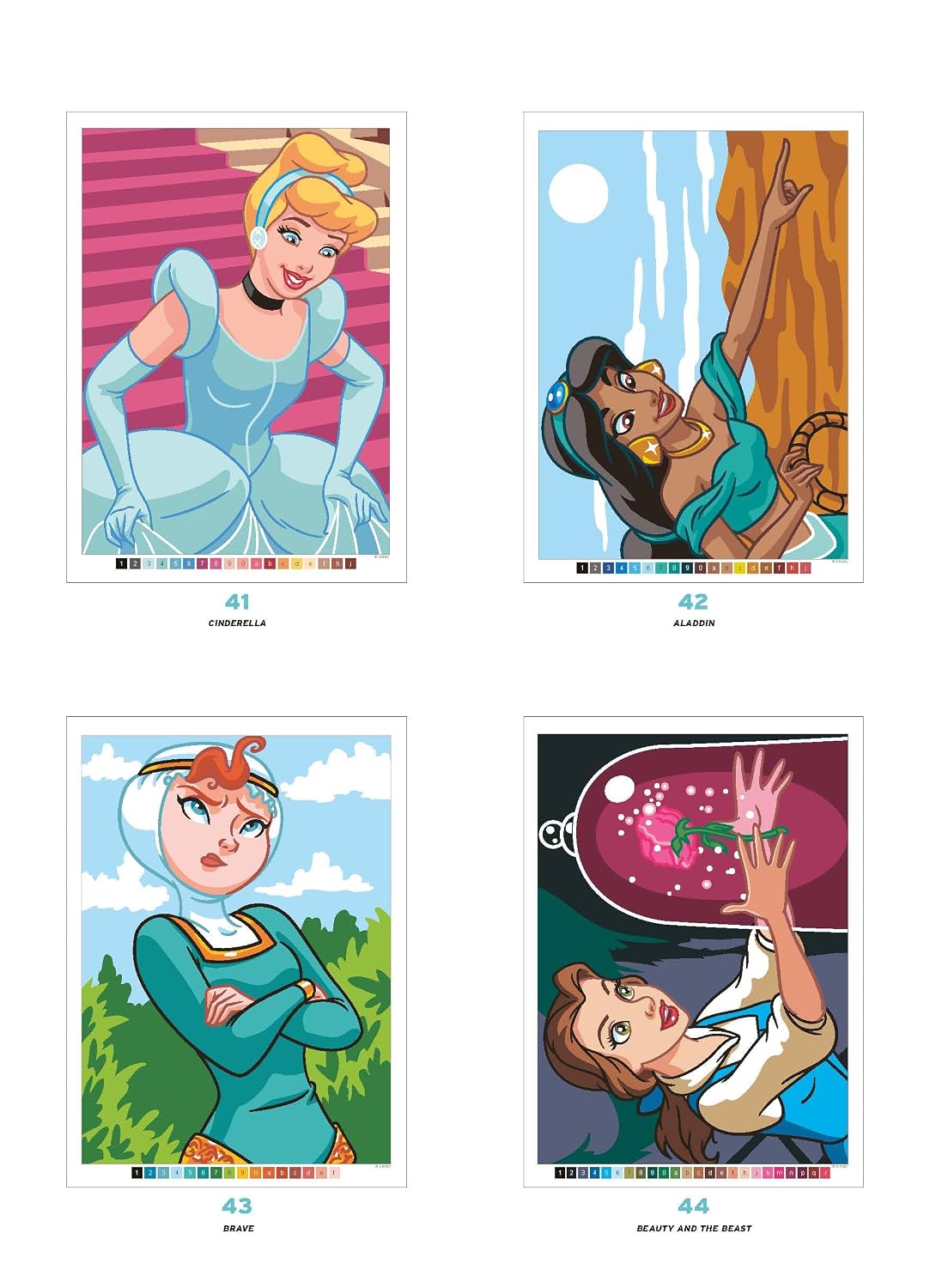 Princesses - Disney Mystery Colouring Book