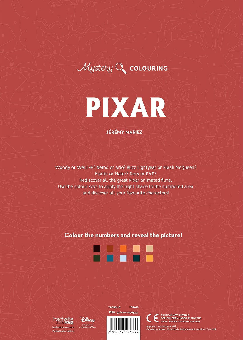 Pixar - Disney Mystery Colouring Book