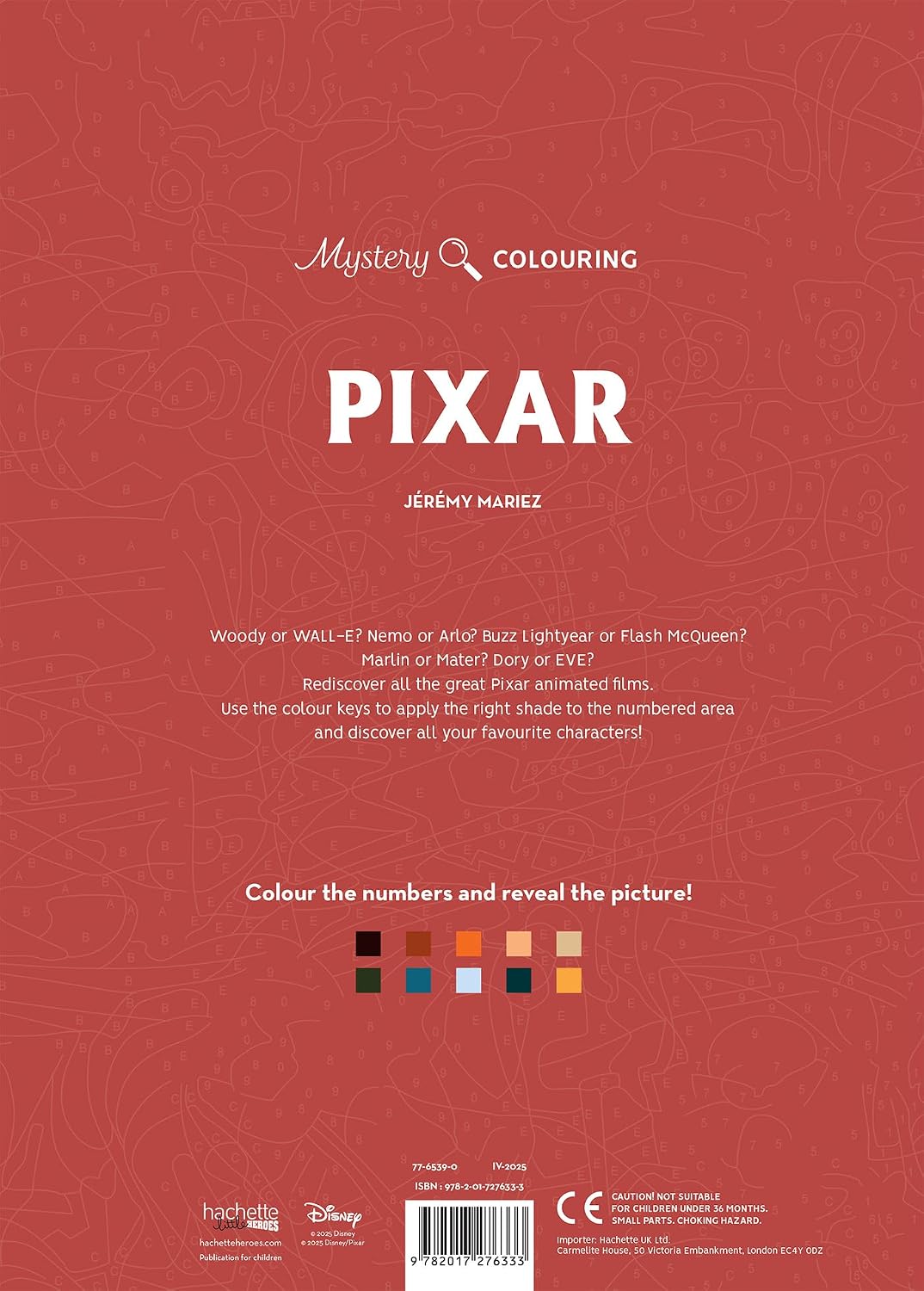 Pixar - Disney Mystery Colouring Book