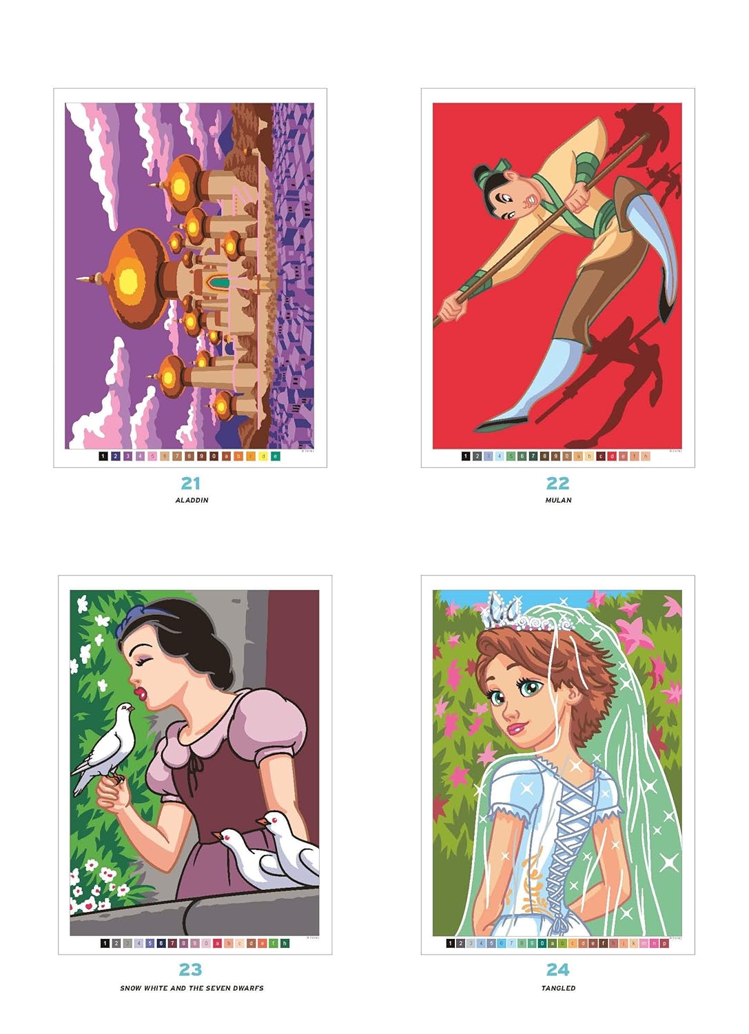 Princesses - Disney Mystery Colouring Book