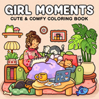 Girl Moments - Colouring Book