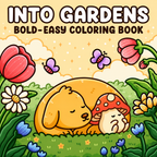 Into Gardens - Colouring Book