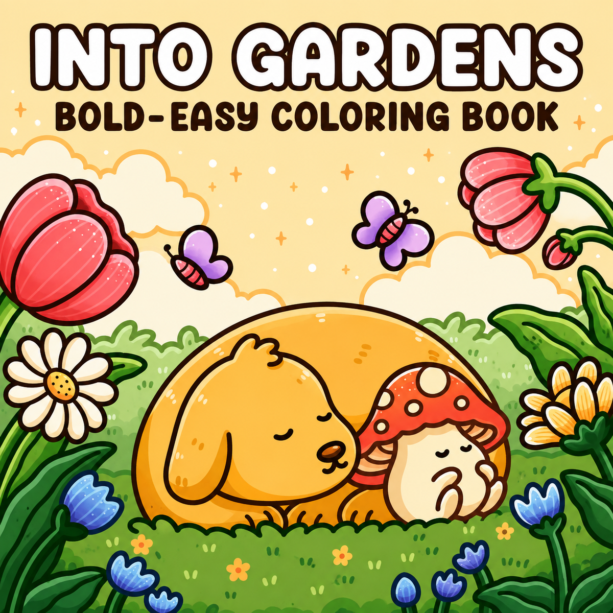 Into Gardens - Colouring Book