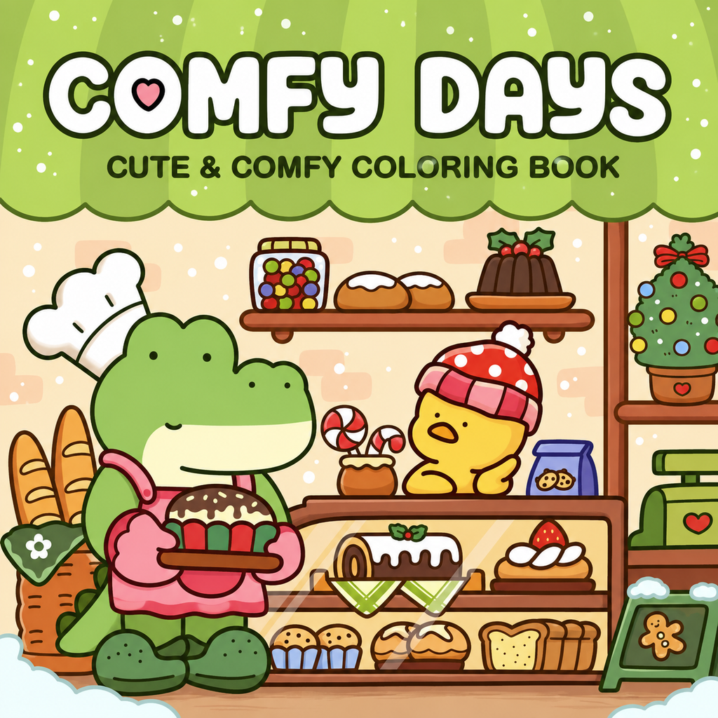 Comfy Days - Colouring Book
